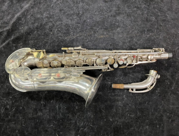 Beautiful Vintage Keilwerth 'The New King' Alto Sax # 29991 in Silver Plate!